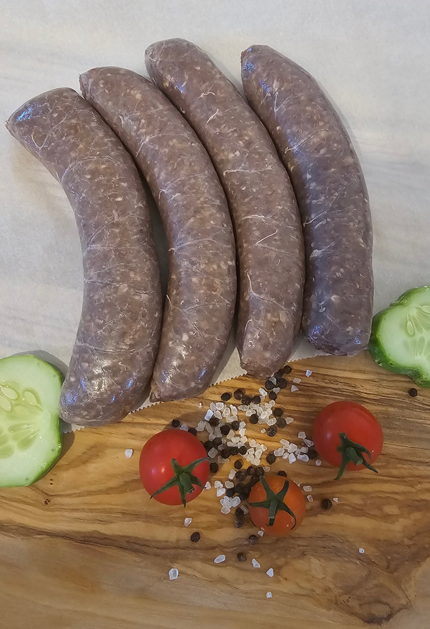 Home Raised Beef Sausages