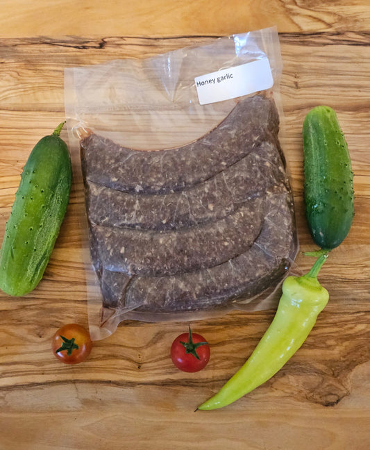 Home Raised Beef Sausages